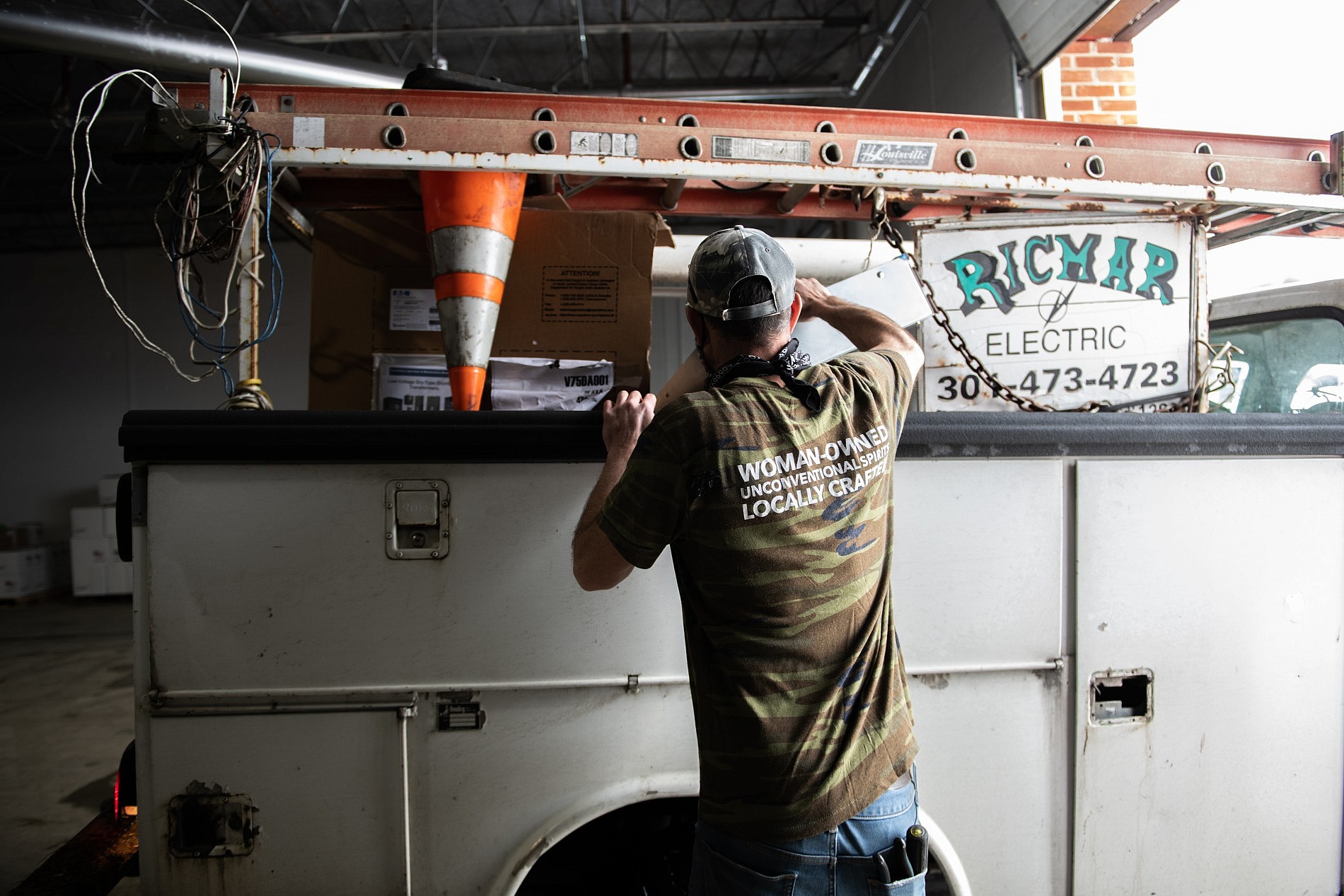 Electrician, Electrical, Electrical work, Electrical Photographer, Construction Photography, Small Business, Small Business Photographer, Small Business Photography, Downtown Frederick, Whiskey, Distillery, Tenth Ward Distillery, Progress Photos, Progress Photographer, Time-lapse Photographer, Electrician Photographer, Commercial Photography, Mash Tun, Distilling, Frederick MD, Maryland, DMV