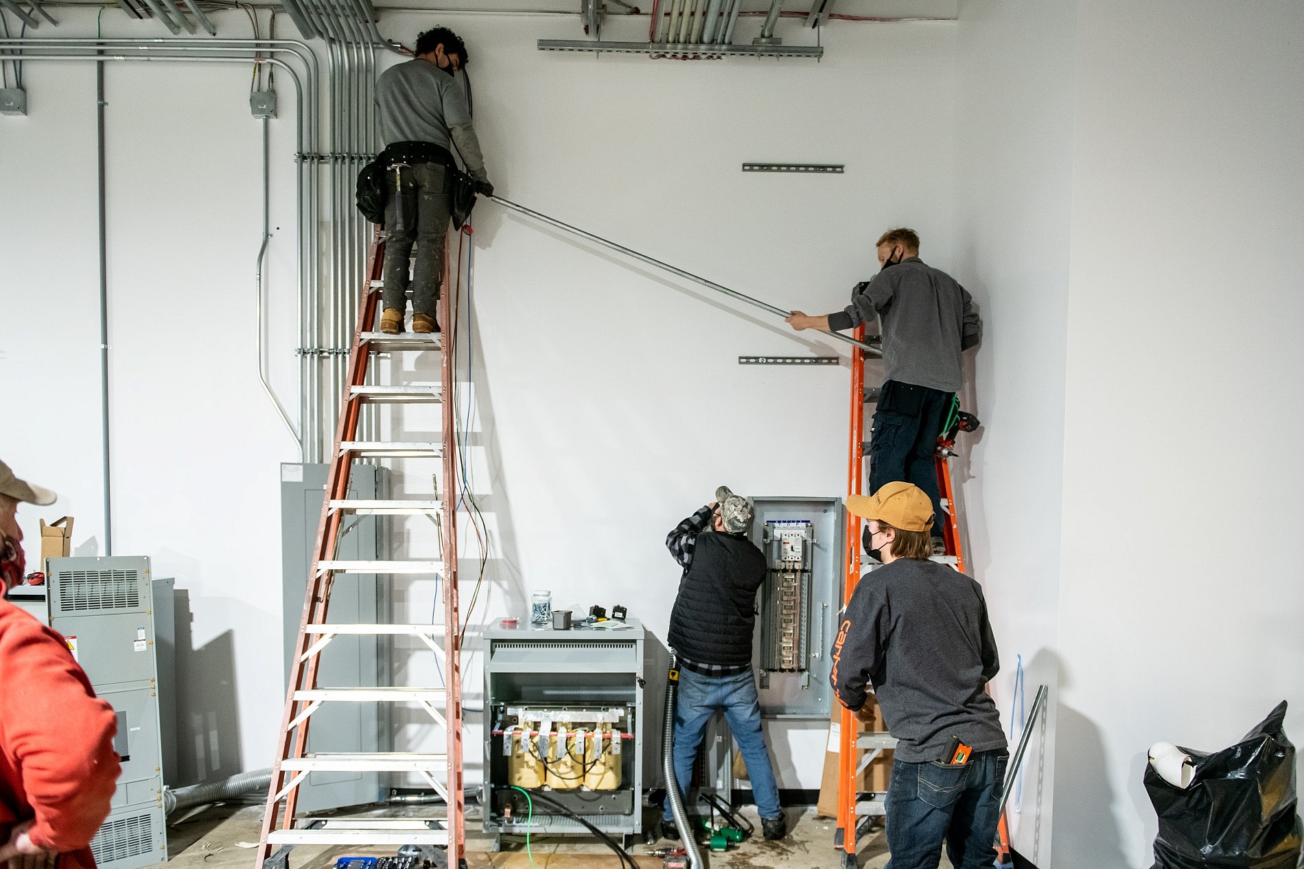 Electrician, Electrical, Electrical work, Electrical Photographer, Construction Photography, Small Business, Small Business Photographer, Small Business Photography, Downtown Frederick, Whiskey, Distillery, Tenth Ward Distillery, Progress Photos, Progress Photographer, Time-lapse Photographer, Electrician Photographer, Commercial Photography, Mash Tun, Distilling, Frederick MD, Maryland, DMV